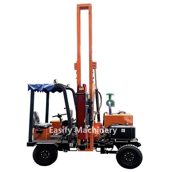 Wheeled Guardrail Pile Driver EM-G300
