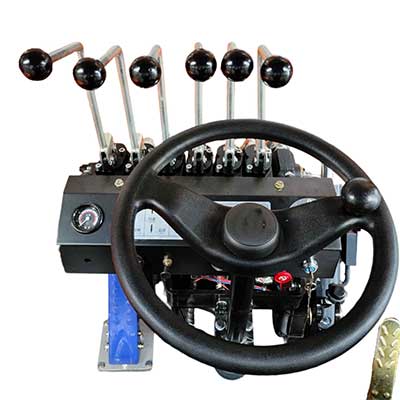 Wheeled Guardrail Pile Driver EM-G300 Integrated Operating Console